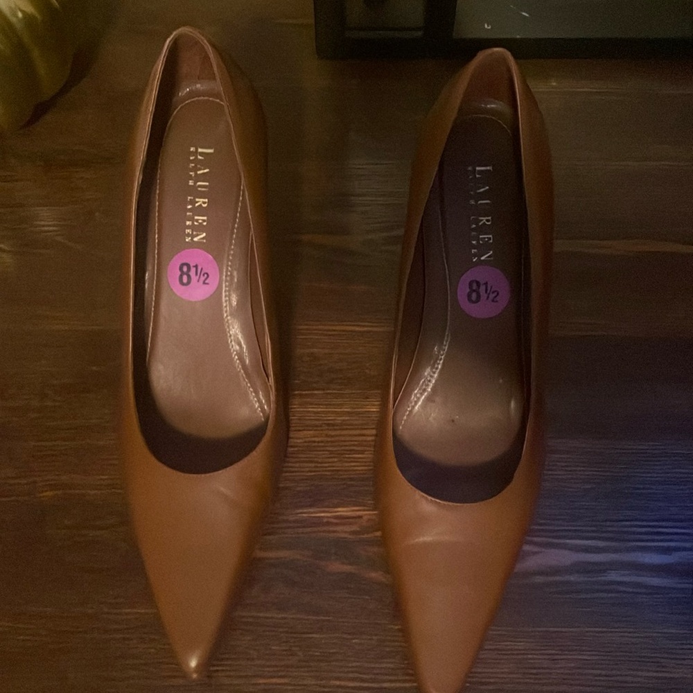 Brown 8.5 heel by Ralph Lauren